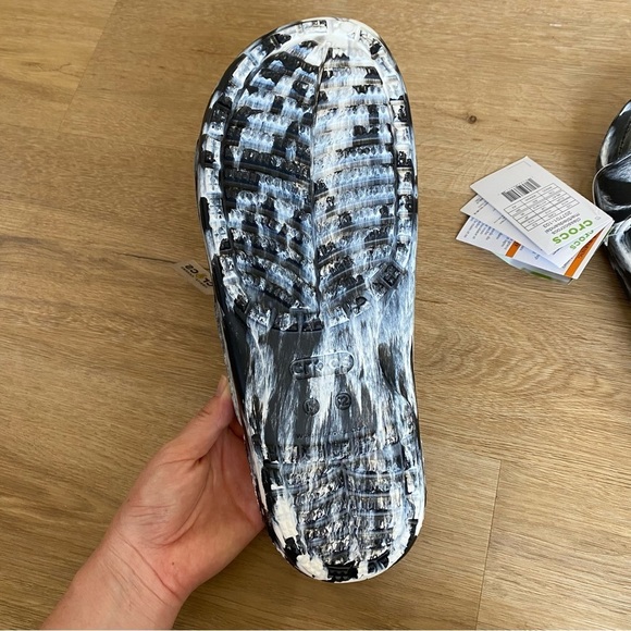 Ugg Charm Classic Marbled Sandals Black and White main image 6